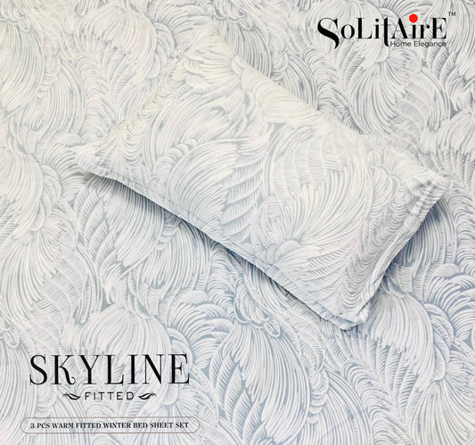Skyline Fitted Italian Cashmere Ultra Warm King Size Bedsheet
