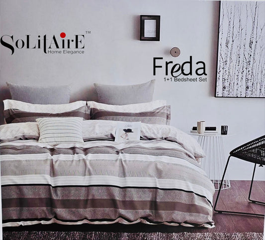 Freda Single Bed Bedsheet Set Soft Fabric Premium Quality Bedding Collection