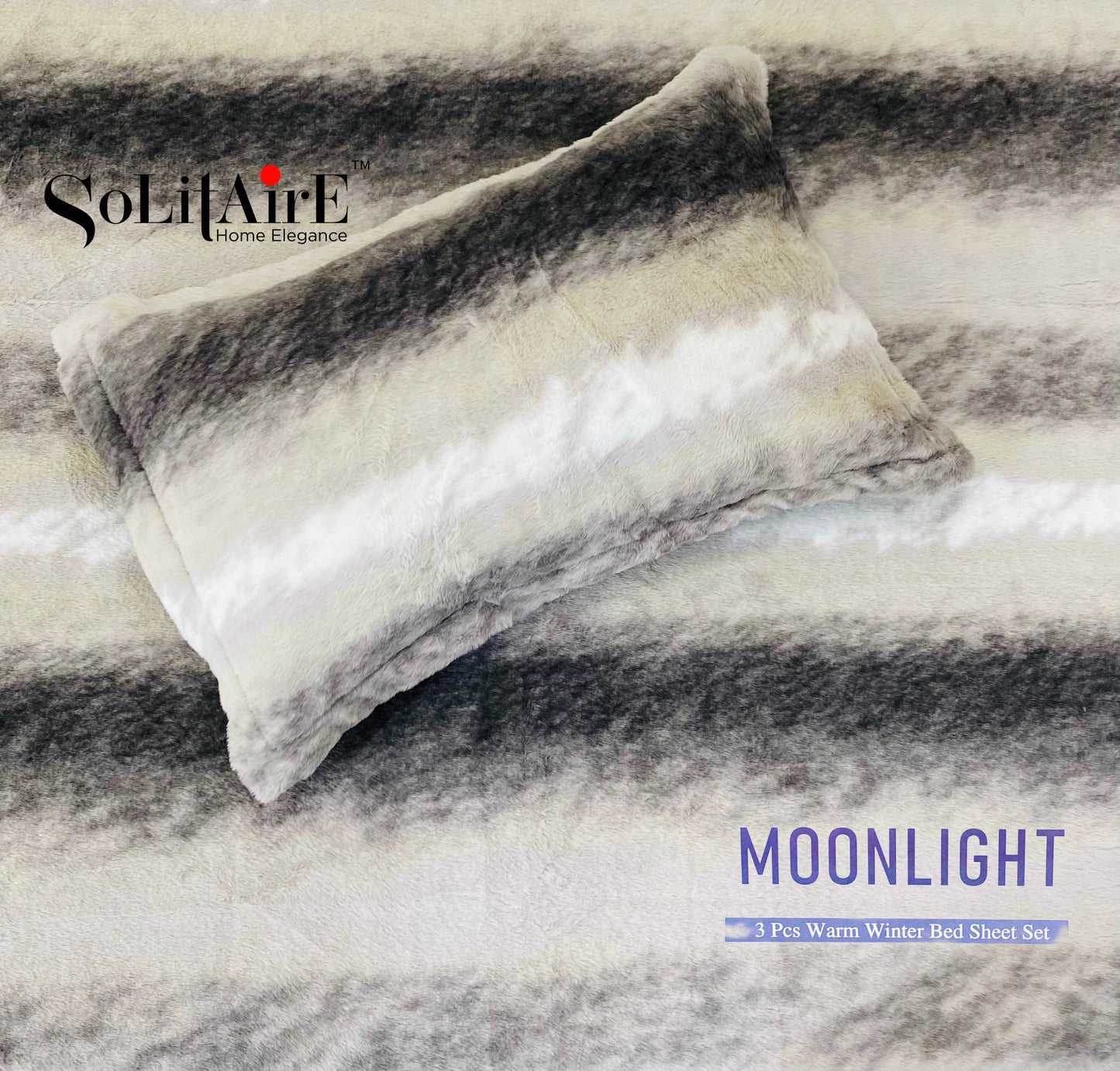 Moonlight Warm King-Size Bedsheet Italian Cashmere Feel – Super-Soft, Thermal & Skin-Friendly