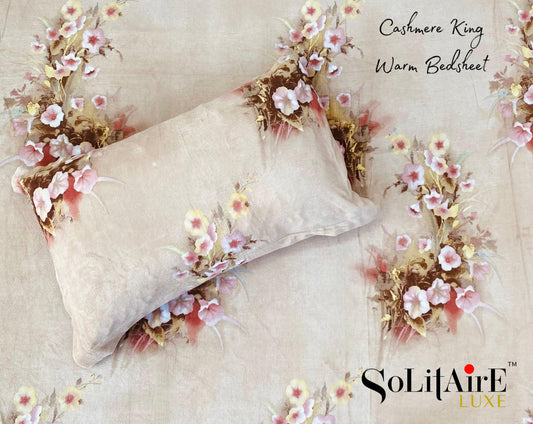 Cashmere King Super Soft Warm Winter Bedsheet