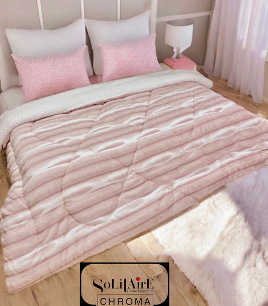 Chroma Rabbit Fur Ultra Warm Double Winter Quilt