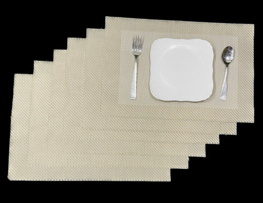 Dining Table Mat (Wire Rectangle)(Reversible) (Set of 6)