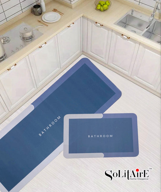 Premium Anti-Slip Waterproof Kitchen Floor Mat Set