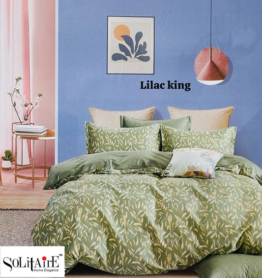 LILAC KING Cotton Bedsheet