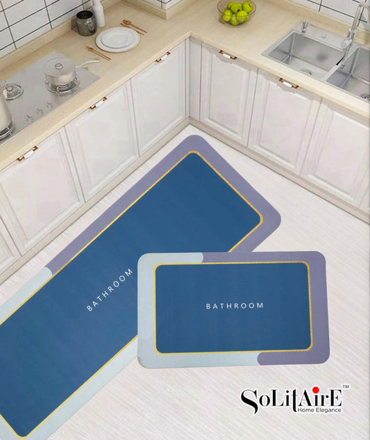 Premium Anti-Slip Waterproof Kitchen Floor Mat Set