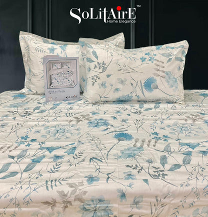 White Musk King Size 300 TC Cotton Bedsheet set