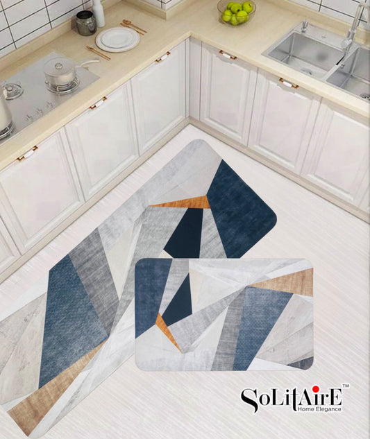 Premium Anti-Slip Waterproof Kitchen Floor Mat Set