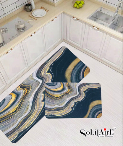 Premium Anti-Slip Waterproof Kitchen Floor Mat Set