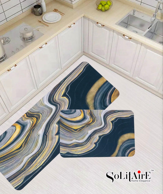 Premium Anti-Slip Waterproof Kitchen Floor Mat Set