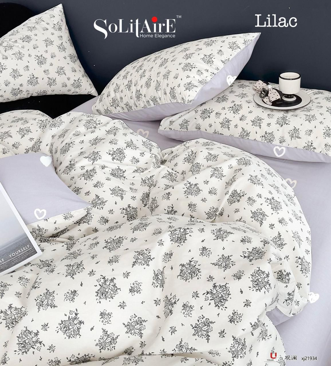 LILAC KING Cotton Bedsheet