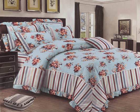 FORBED KING Bedsheet (with Frill Pillows)