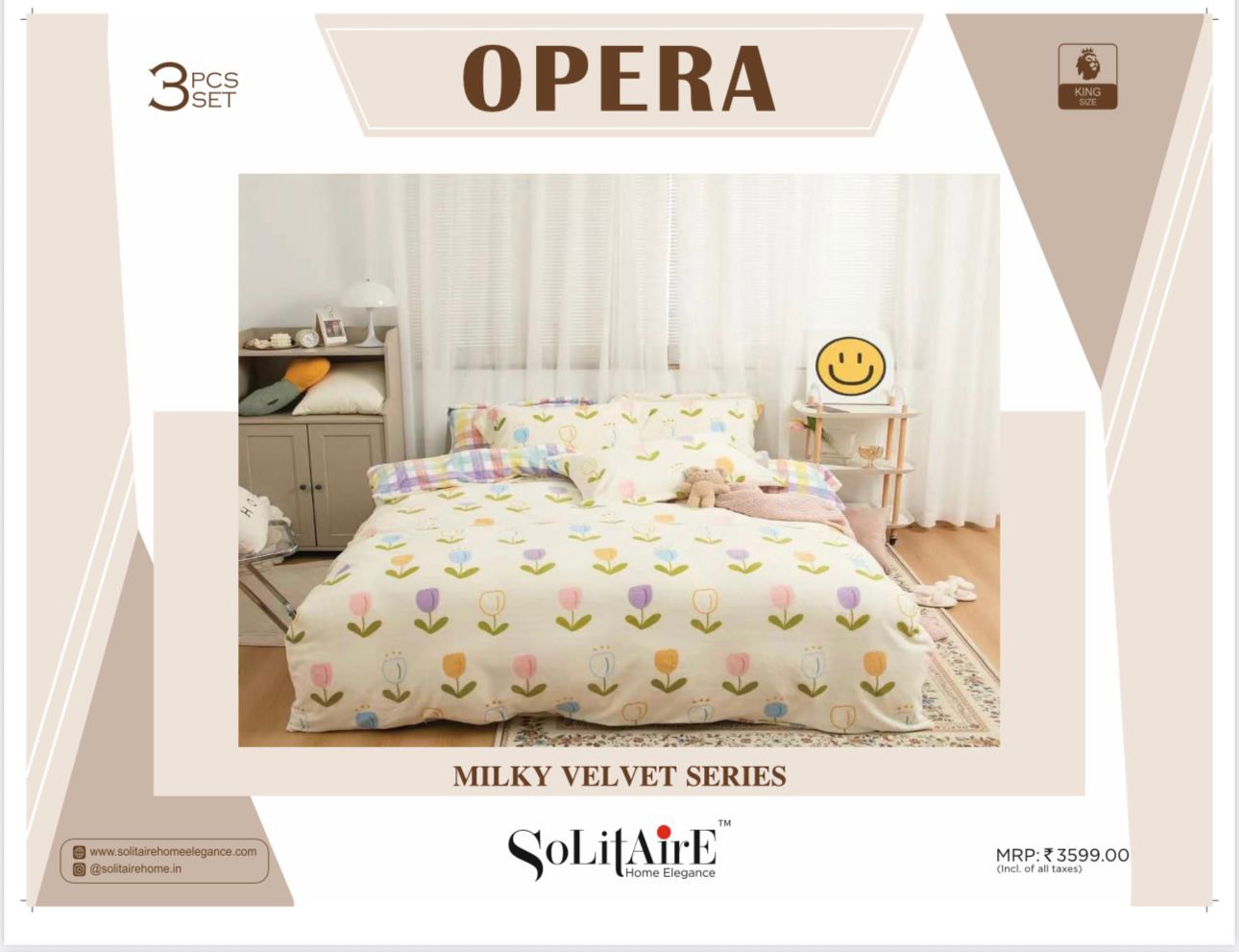 Opera Super-Warm Italian Cashmere King Bedsheet