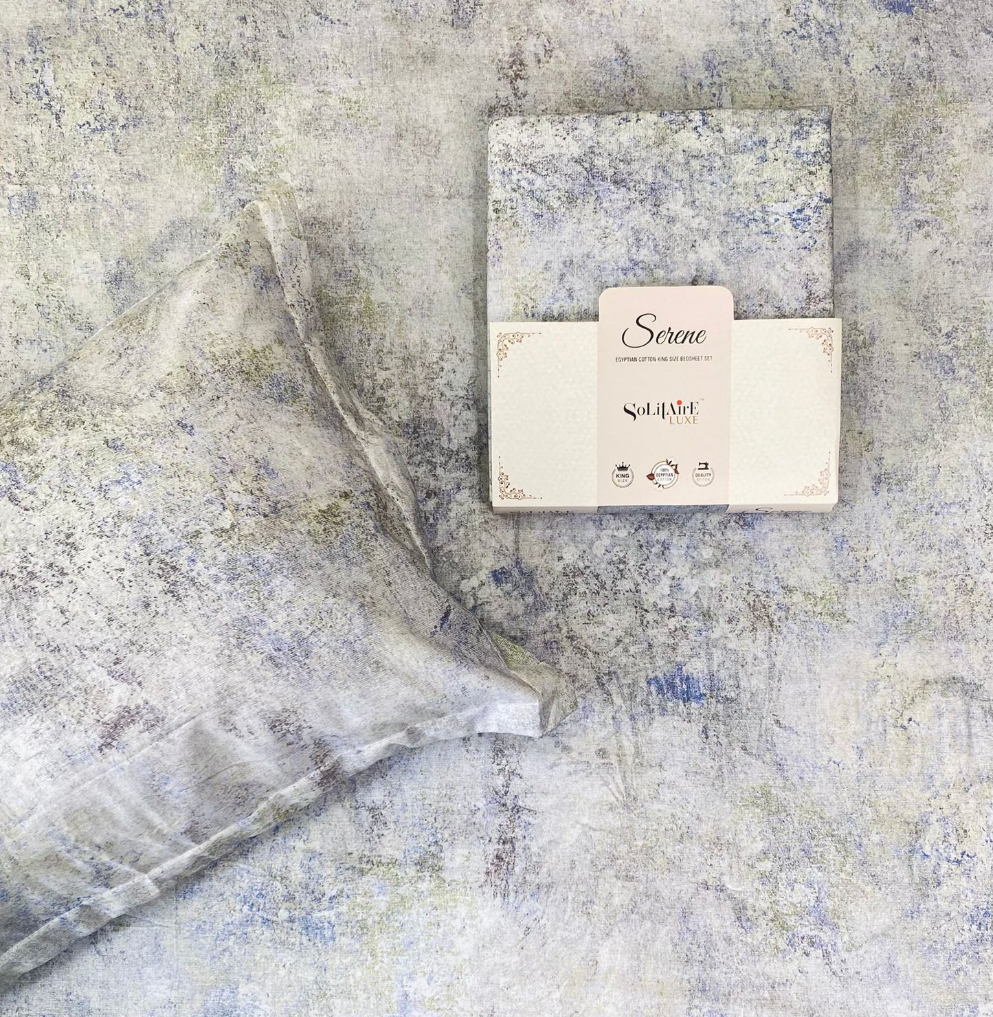 Serene King Size 100% Egyptian Cotton Jointless Bedsheet
