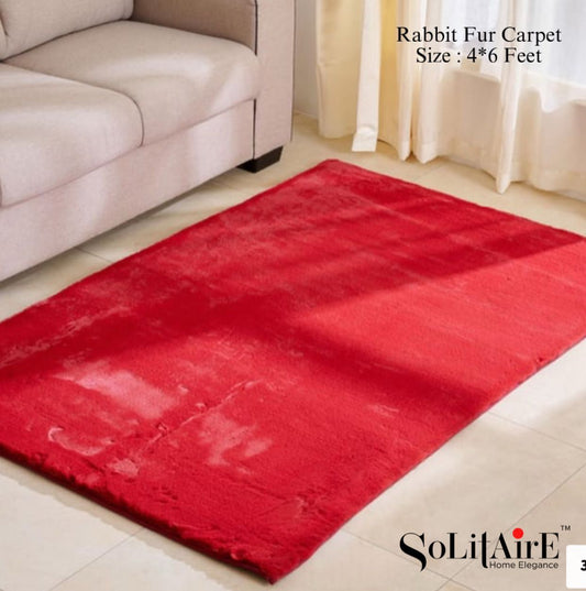 Makhmal Rabbit Fur Carpet – Ultra Soft Modern Home Decor Rug