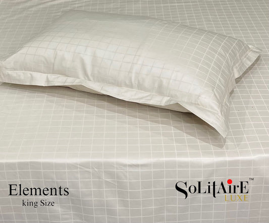 Elements Jacquard 100% Cotton 300 Thread Count King Bedsheet