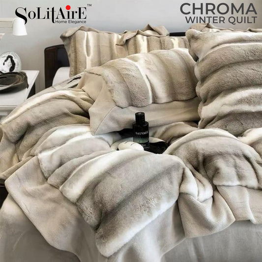 Chroma Rabbit-Fur Ultra-Warm Double Winter Quilt Skin-Friendly