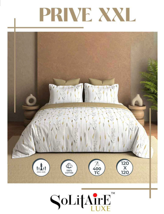 Prive XXL Super King Size Bedsheet Set Soft And Skin Friendly