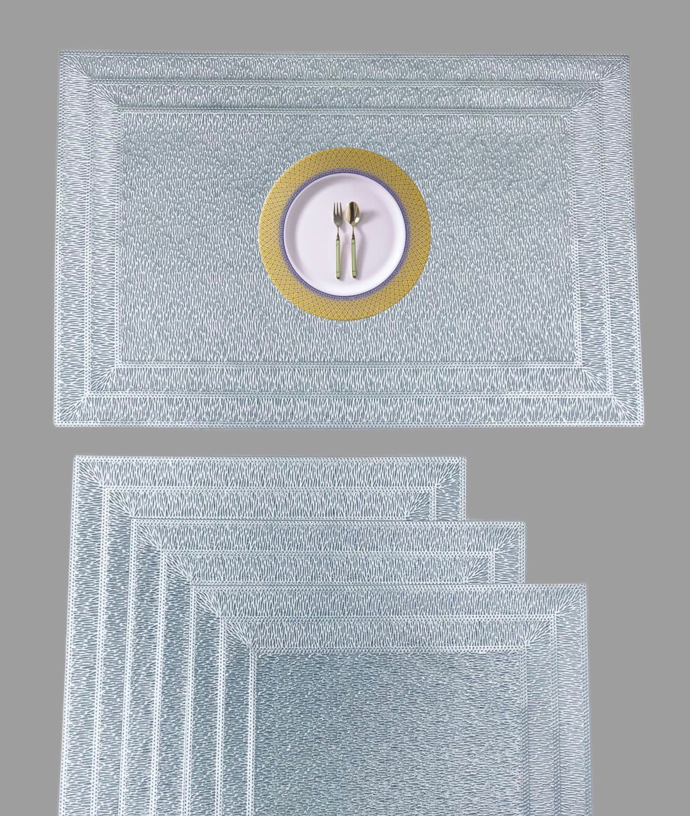 Dining Table Mat (Laser Rectangle) (Set of 6)