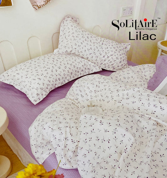 LILAC KING Cotton Bedsheet