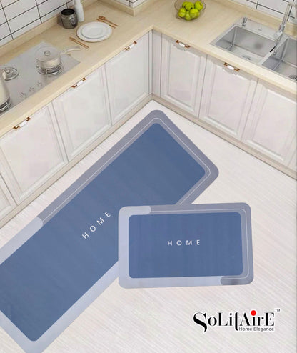 Premium Anti-Slip Waterproof Kitchen Floor Mat Set