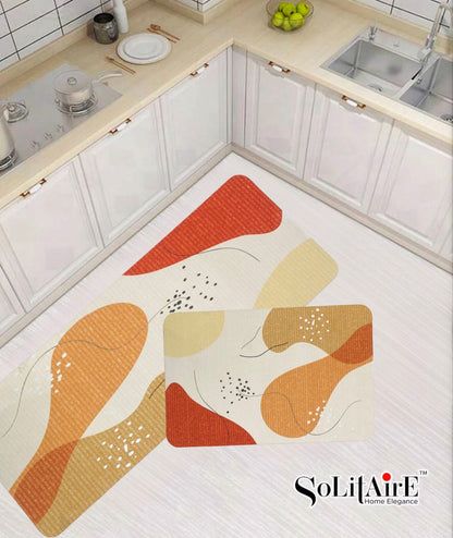 Premium Anti-Slip Waterproof Kitchen Floor Mat Set