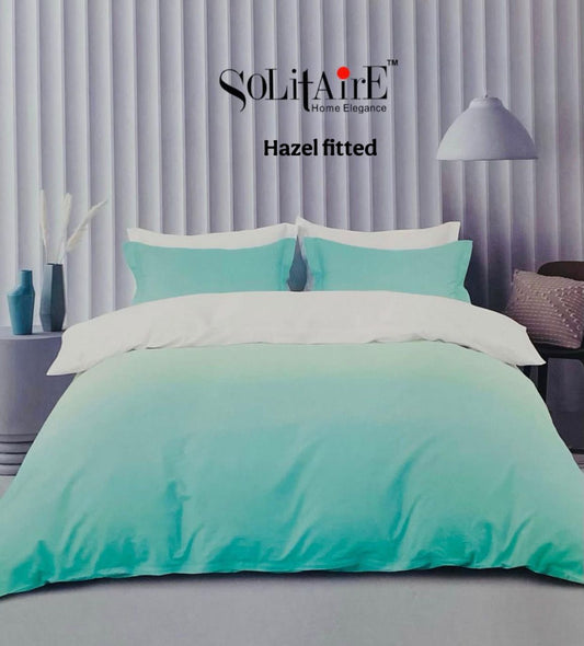 HAZEL FITTED COTTON BEDSHEET (FITTED BEDSHEET) (Fits All Double-Bed Sizes)