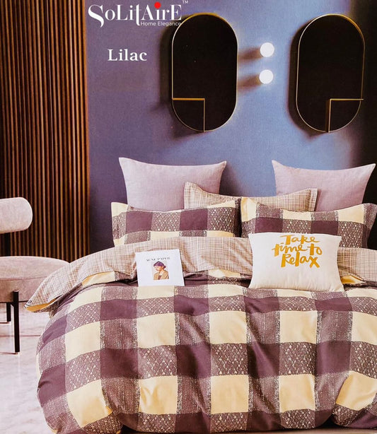 LILAC KING Cotton Bedsheet