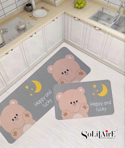 Premium Anti-Slip Waterproof Kitchen Floor Mat Set