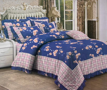 FORBED KING Bedsheet (with Frill Pillows)