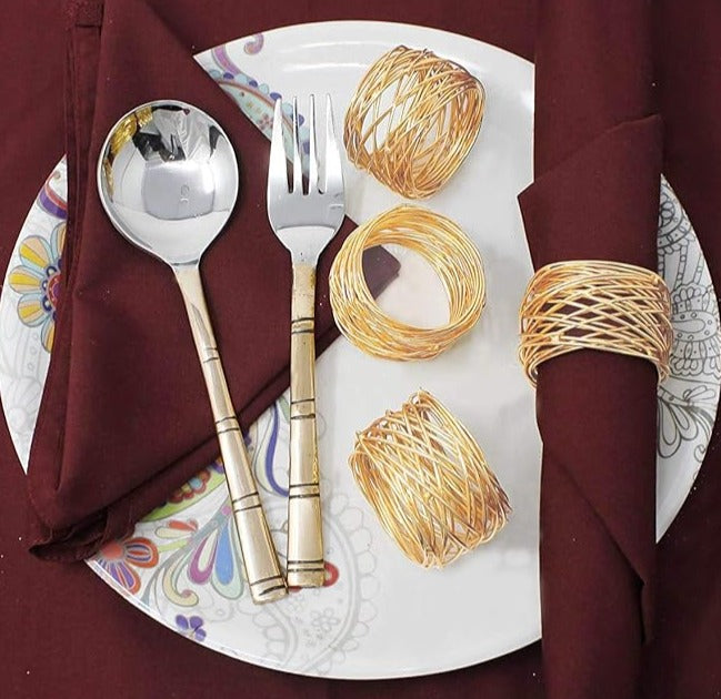 LUXURY DINING NAPKIN RING (Gold)