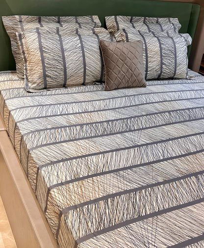 LINNEA LUXURY 300-THREAD COUNT COTTON BEDSHEET (KING-SIZE) (SUPER-SOFT)