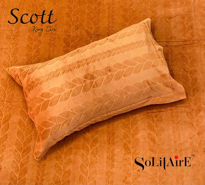 Scott King-Size Bedsheet Set Italian Cashmere Feel – Super-Soft, Warm & Skin-Friendly
