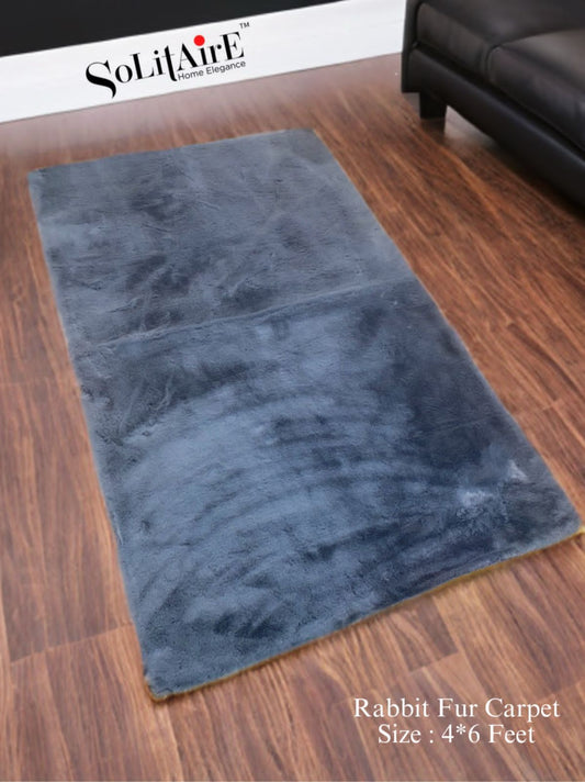 Makhmal Rabbit Fur Carpet – Ultra Soft Modern Home Decor Rug
