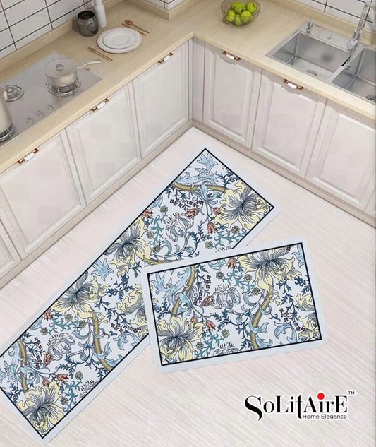 Premium Anti-Slip Waterproof Kitchen Floor Mat Set