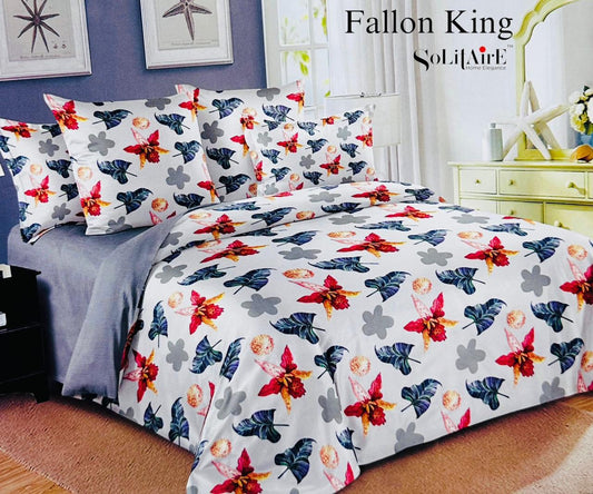 FALLON King Size Bedsheet Set Luxury Soft Touch