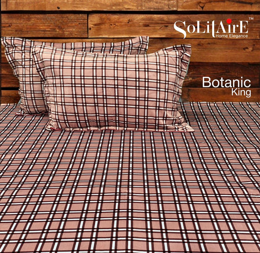 Botanic Warm King Size Bedsheet – Premium Italian Cashmere Fabric