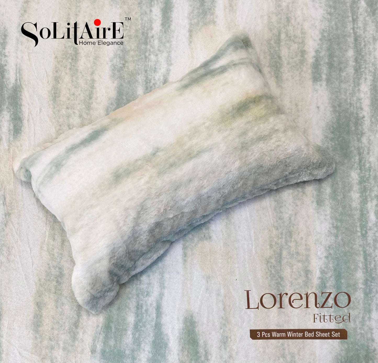 Lorenzo Fitted King-Size Bed Set Italian Cashmere Feel – Super-Soft, Warm