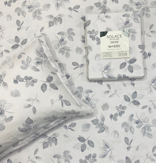 SOLACE PRINT JAQUARD King Size Jointless Bedsheet