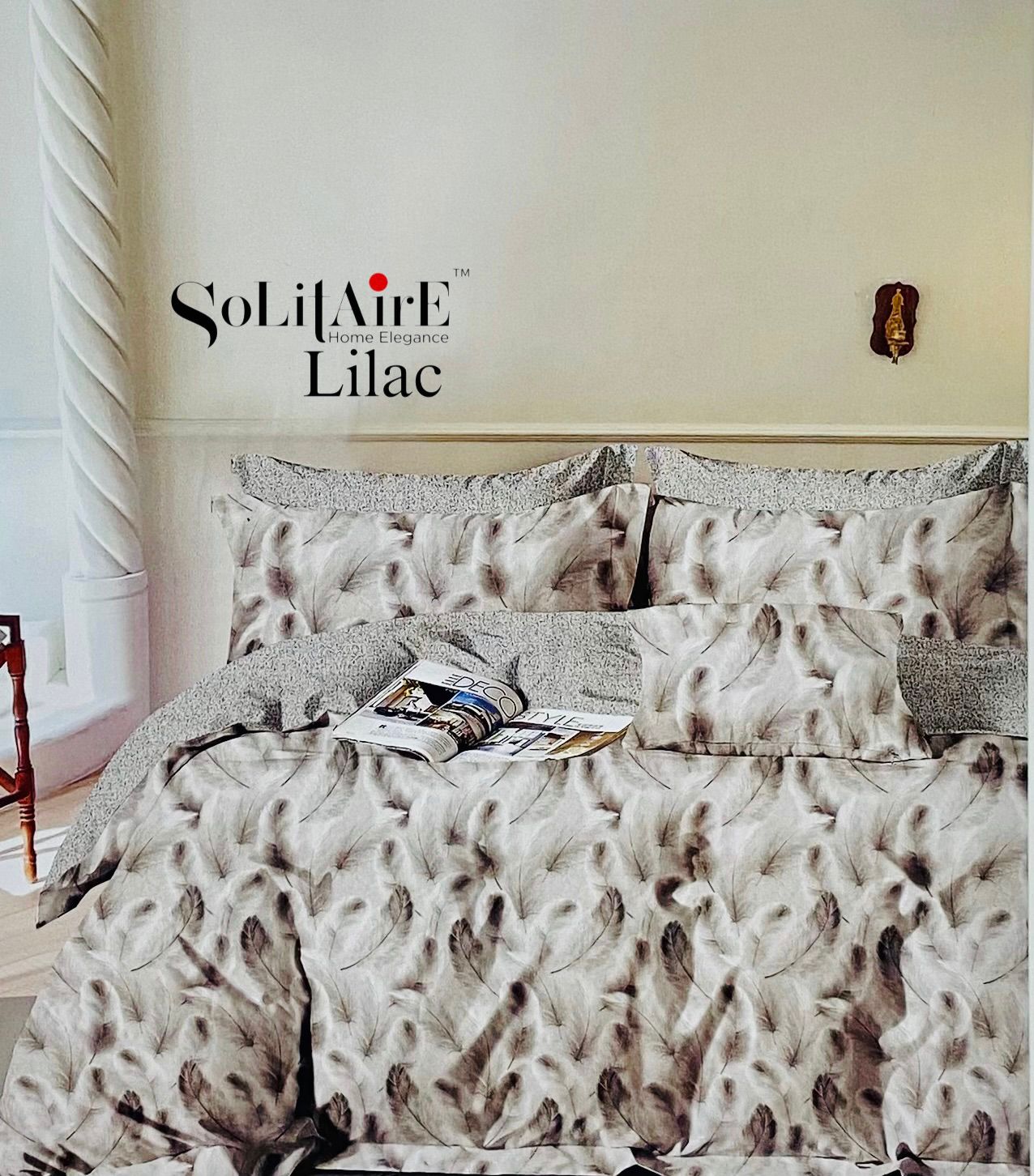 LILAC KING Cotton Bedsheet