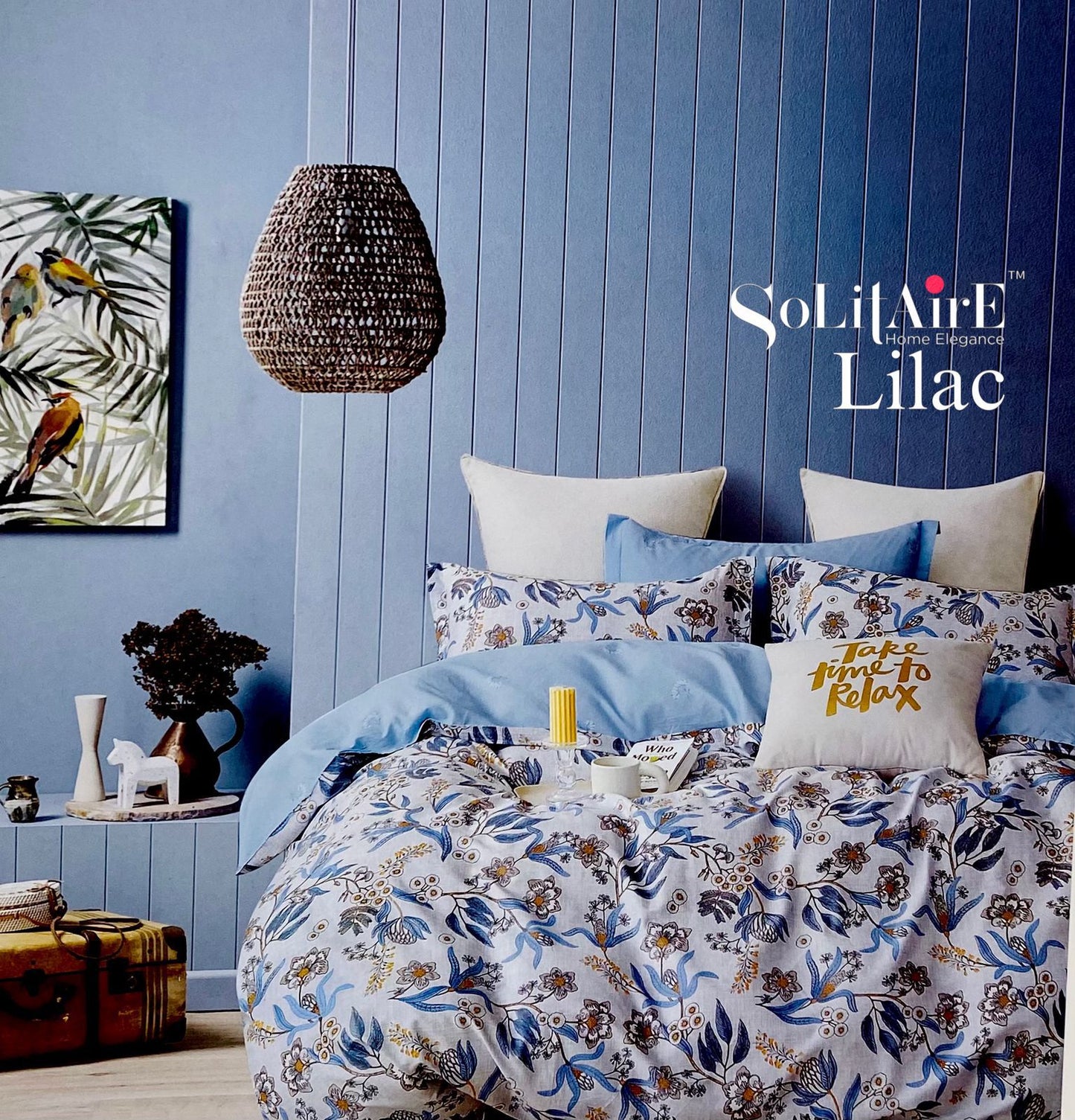 LILAC KING Cotton Bedsheet