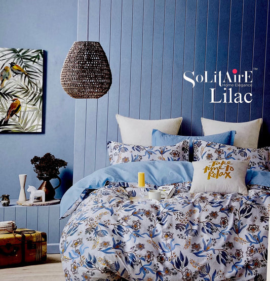 LILAC KING Cotton Bedsheet
