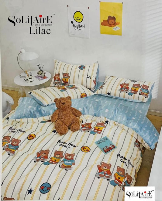 LILAC KING Cotton Bedsheet