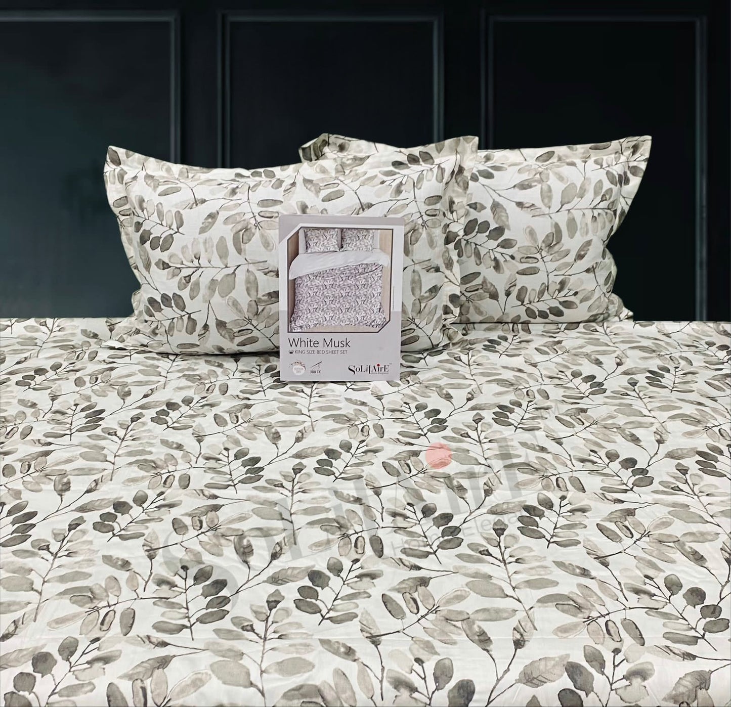 White Musk 300-Thread Count Cotton Bedsheet