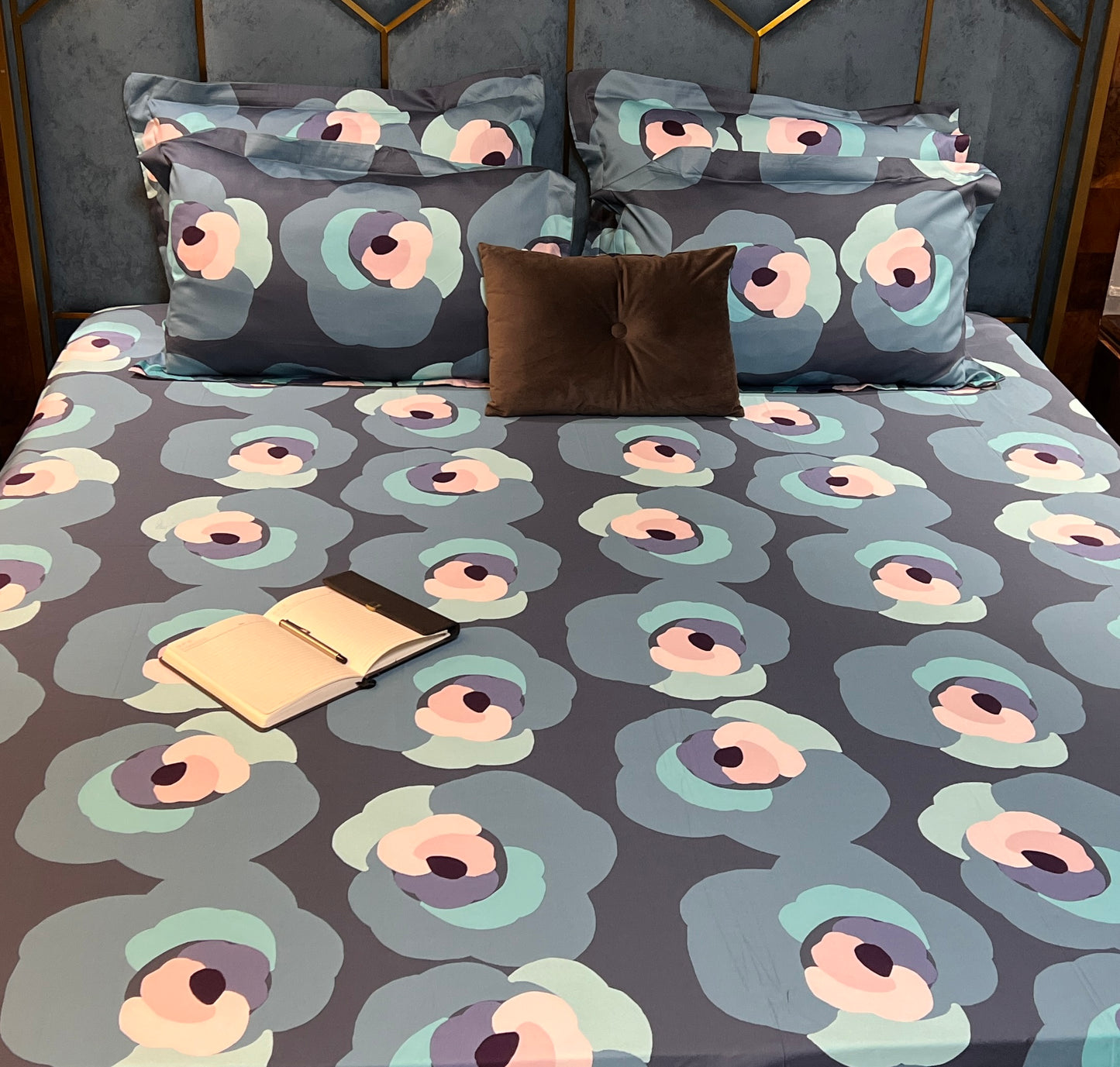 LINNEA LUXURY 300-THREAD COUNT COTTON BEDSHEET (KING-SIZE) (SUPER-SOFT)