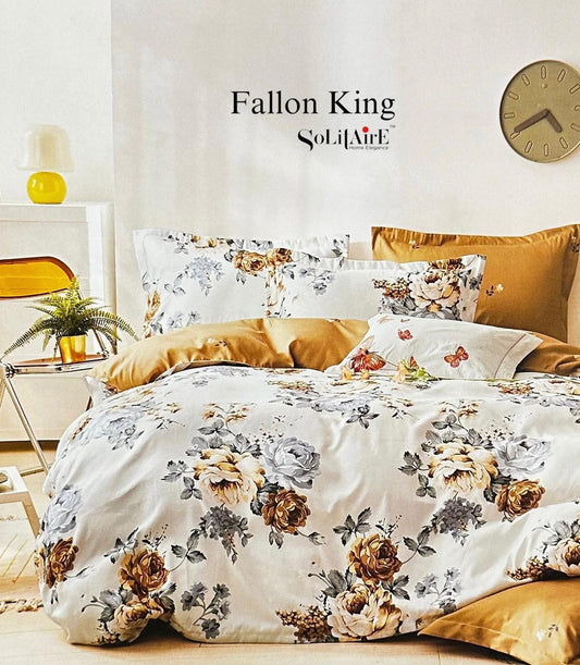 FALLON King Size Bedsheet Set Luxury Soft Touch