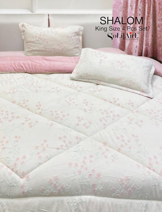 Shalom Ultra Warm Cashmere Winter Quilt King Size Bed In A Bag