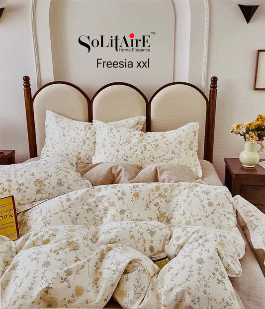 FREESIA XXL Cotton Bedsheet (Extra-Large Bedsheet)