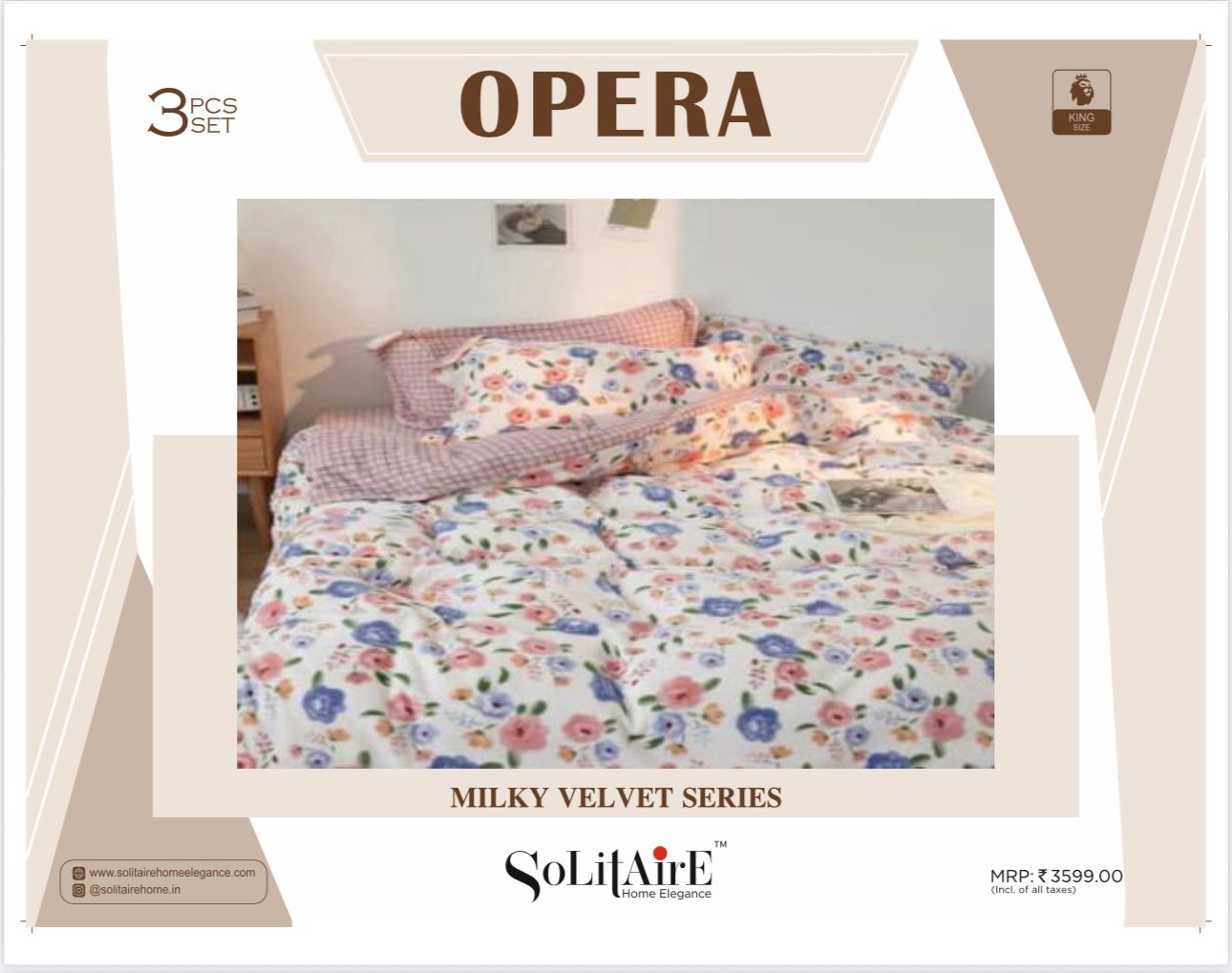 Opera Super-Warm Italian Cashmere King Bedsheet