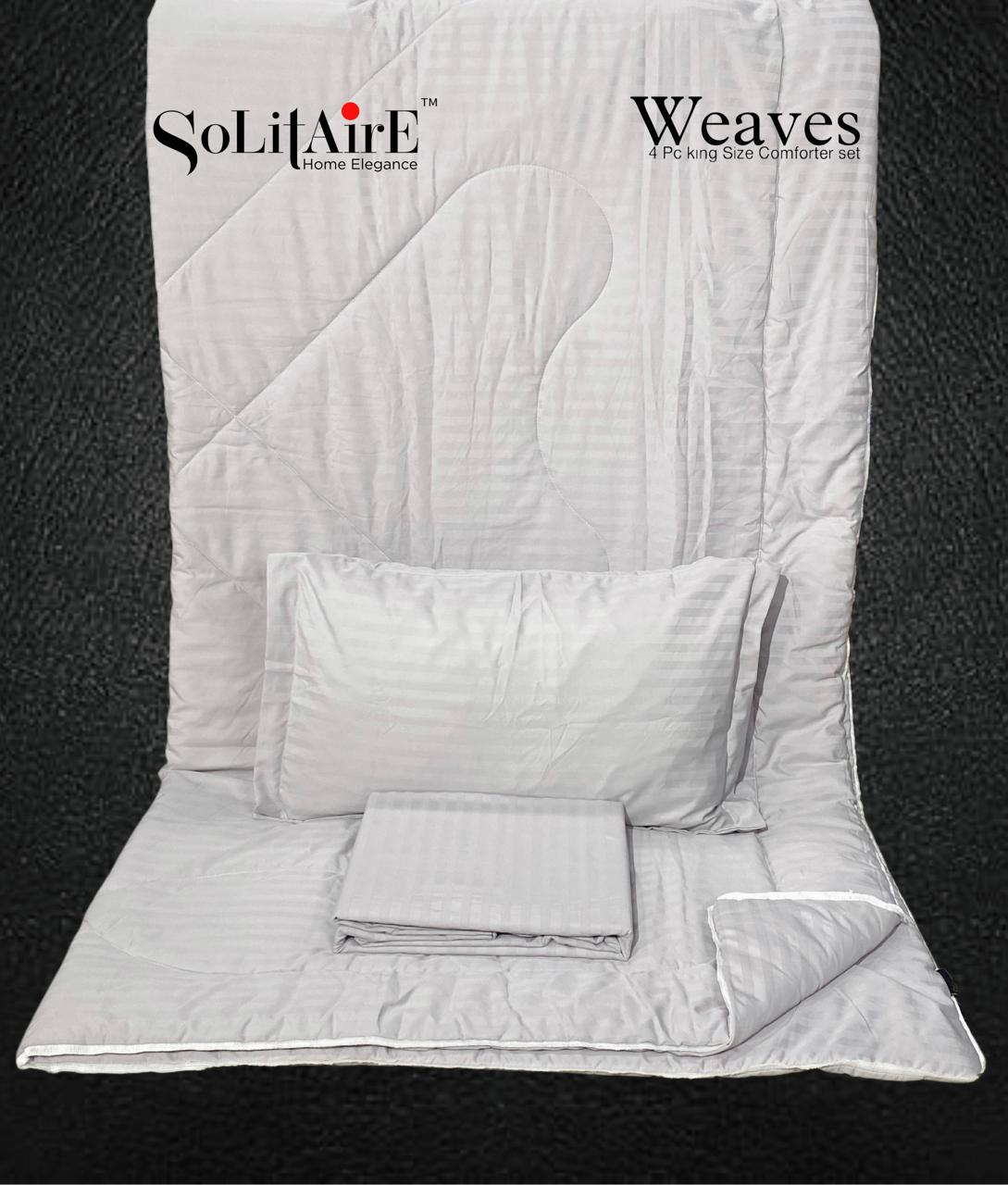 Weaves Jointless King Sized Complete Comforter Set