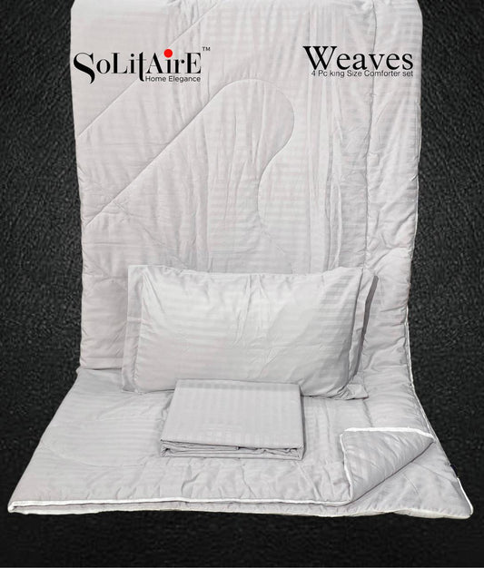 Weaves Jointless King Sized Complete Comforter Set
